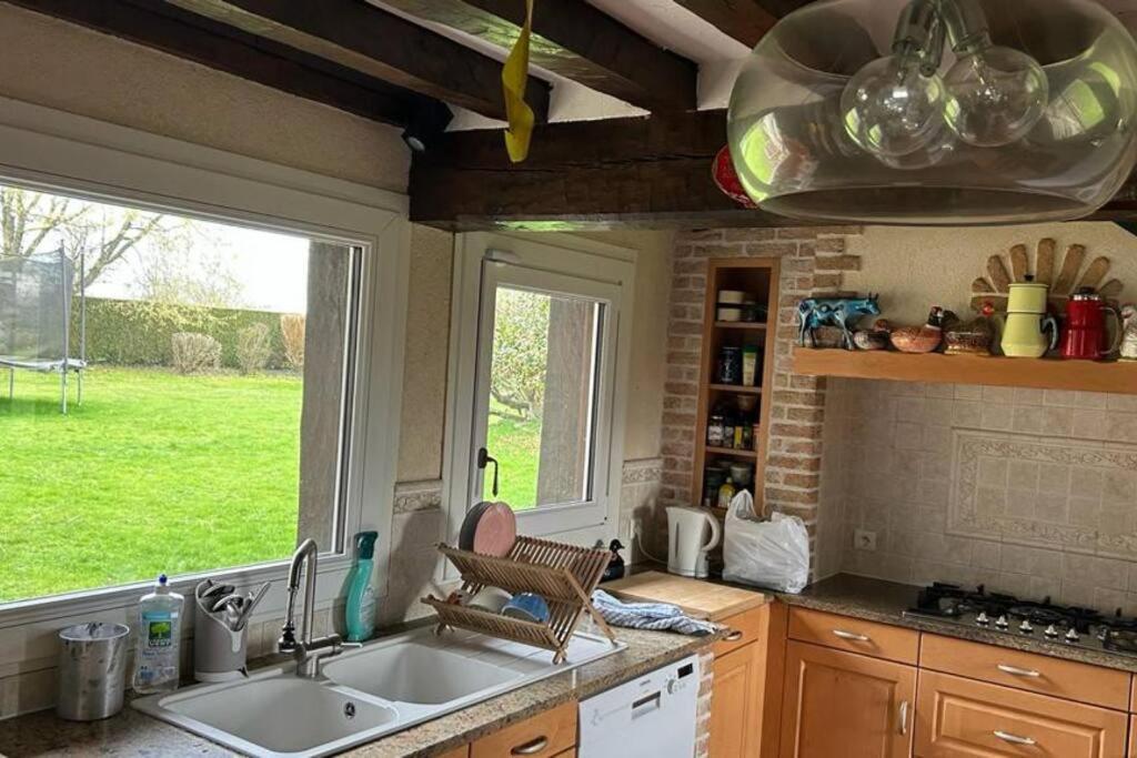 Chaumiere De Charme Cosy Villa Saint-Éloi-de-Fourques Esterno foto